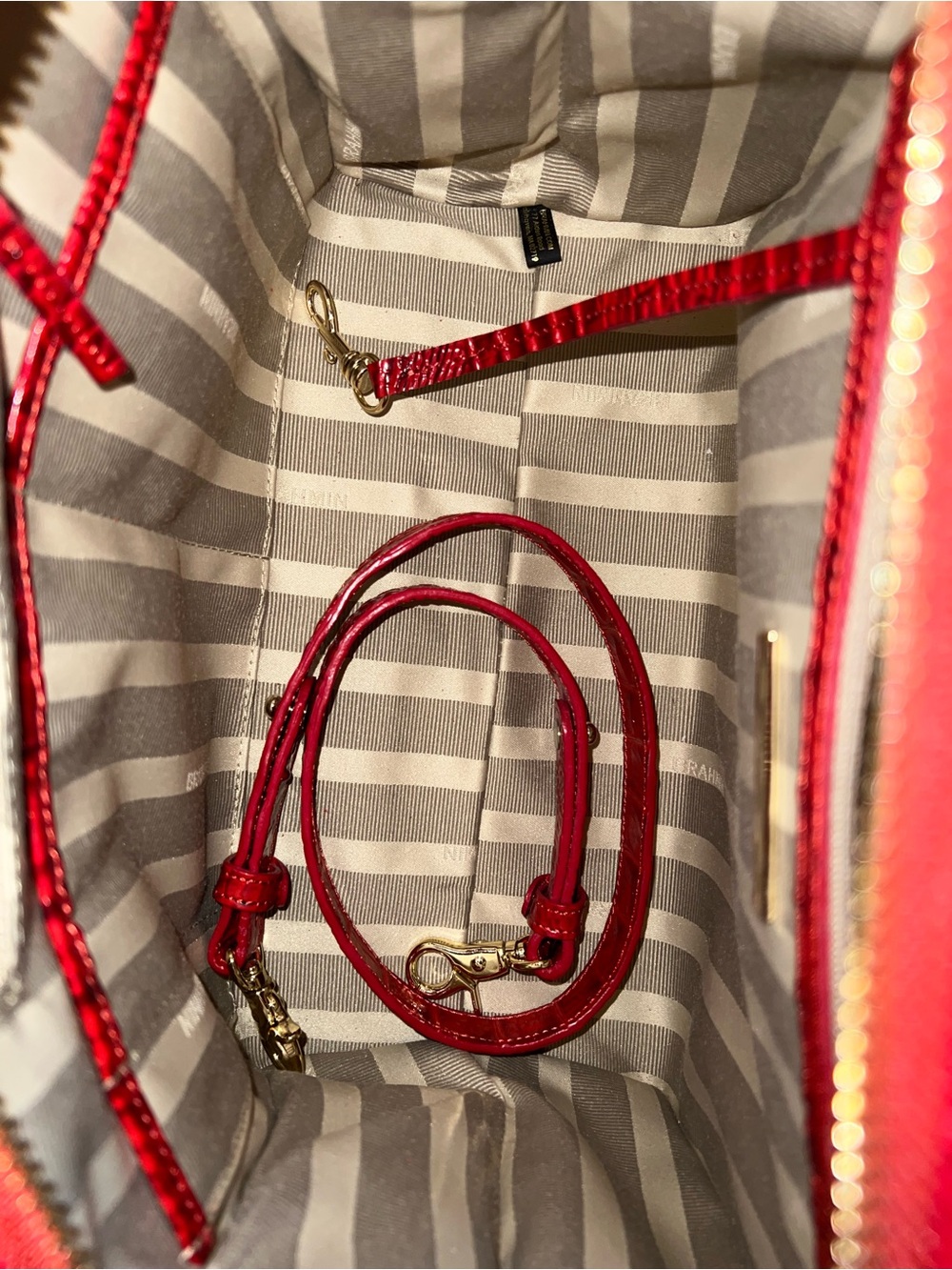 Brahmin Scarlet Lausanne Priscilla, NWT, HTF, RARE* - Picture 7 of 7